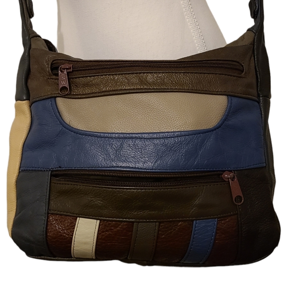 Leather Crossbody Handbag
